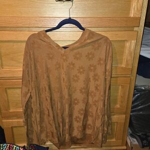 Floral Brown Women's Top
